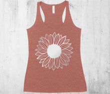 Load image into Gallery viewer, Sunflower tank top (Bella + Canvas)
