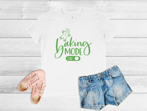 Baking Mode Kids Christmas T-Shirt