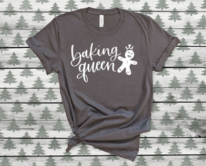 Baking Queen Christmas T-Shirt