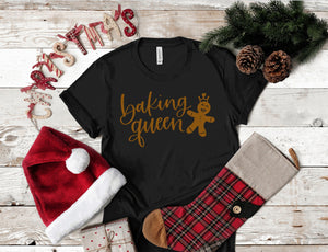 Baking Queen Christmas T-Shirt