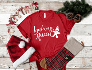 Baking Queen Christmas T-Shirt