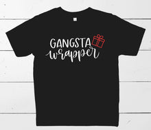 Load image into Gallery viewer, Gangsta Wrapper - Kids Christmas T-Shirt
