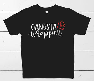 Gangsta Wrapper - Kids Christmas T-Shirt