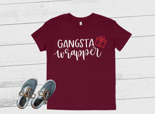 Load image into Gallery viewer, Gangsta Wrapper - Kids Christmas T-Shirt
