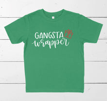 Load image into Gallery viewer, Gangsta Wrapper - Kids Christmas T-Shirt
