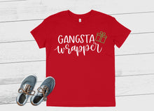 Load image into Gallery viewer, Gangsta Wrapper - Kids Christmas T-Shirt
