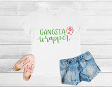 Load image into Gallery viewer, Gangsta Wrapper - Kids Christmas T-Shirt
