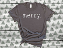 Load image into Gallery viewer, Christmas Merry T-Shirt
