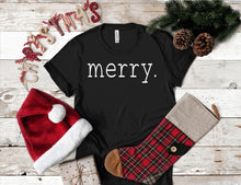 Load image into Gallery viewer, Christmas Merry T-Shirt
