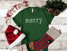 Load image into Gallery viewer, Christmas Merry T-Shirt
