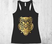 Load image into Gallery viewer, Owl tank top (Bella + Canvas)
