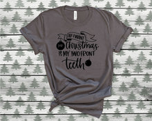 Load image into Gallery viewer, Two front teeth Christmas T-Shirt
