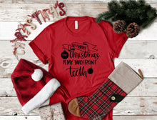 Load image into Gallery viewer, Two front teeth Christmas T-Shirt
